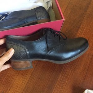 Dansko Louise oxford low heel shoes